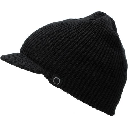 Empyre Whitman Black Knit Visor Beanie