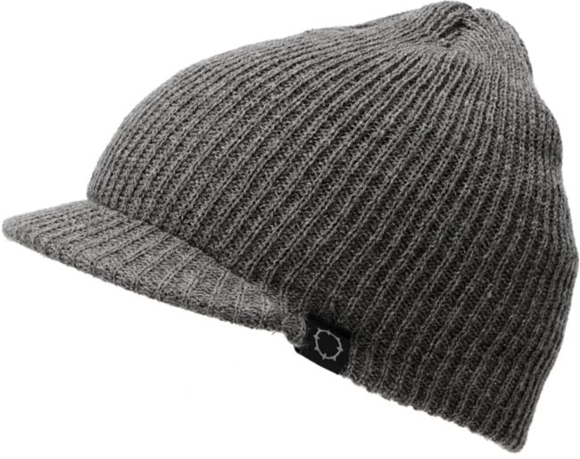 Empyre Whitman Charcoal Knit Visor Beanie
