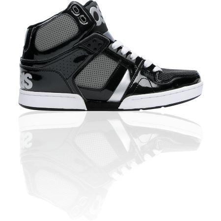 Osiris NYC 83 Black, Charcoal, & Silver Skate Shoe