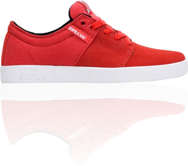 Supra TK Stacks Red Suede & Canvas Shoe