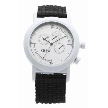 KR3W Navigator White Analog Watch
