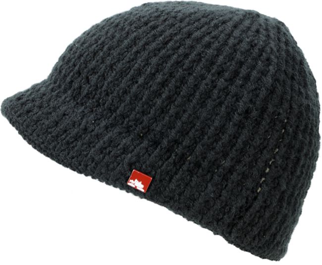 Spacecraft Brim Black Visor Beanie