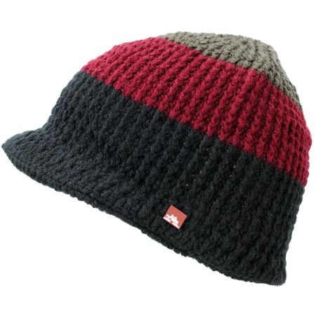 Spacecraft Brim Black, Burgundy & Grey Visor Beanie
