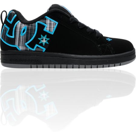 DC Boys Court Graffik SE Black, Battleship and Armor Skate Shoe