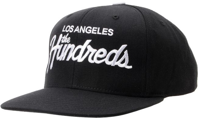 The Hundreds Team Black  Snapback Hat
