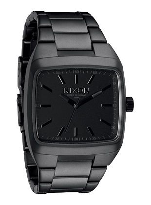 Nixon Manual II Matte Black & Matte Gunmetal Guys Analog Watch