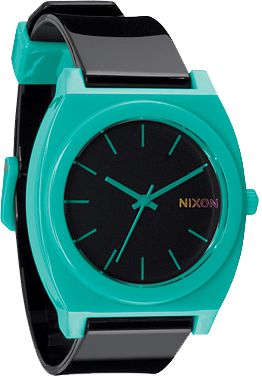 Nixon Time Teller P Black & Teal Analog Watch