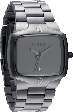 Nixon Player Matte Black & Matte Gunmetal Guys Watch