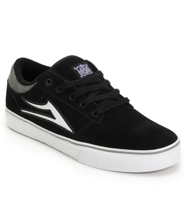 Lakai Brea Black Suede Skate Shoe
