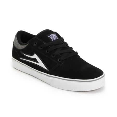 Lakai Brea Black Suede Skate Shoe