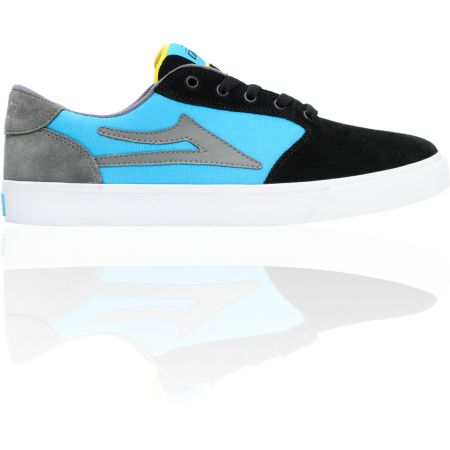 Lakai Pico Black & Cyan Suede Skate Shoe
