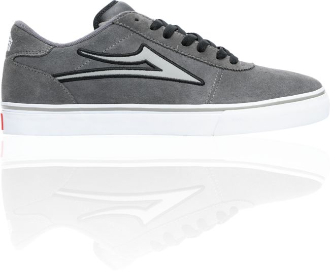Lakai Manchester Charcoal Suede Skate Shoe