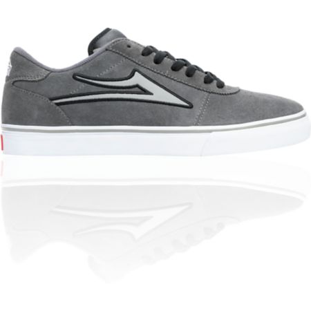 Lakai Manchester Charcoal Suede Skate Shoe