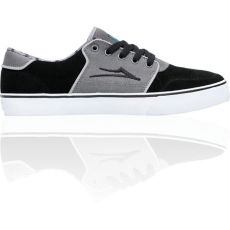 Lakai Carlo Black & Grey Suede Skate Shoe