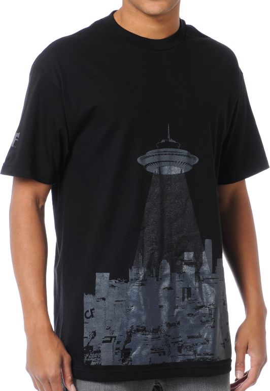 Cake Face Sealiens Black Tee Shirt