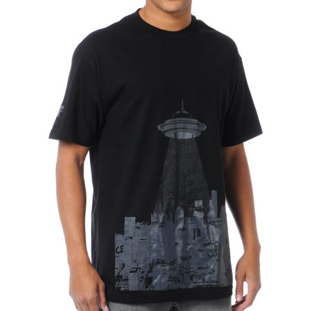 Cake Face Sealiens Black Tee Shirt