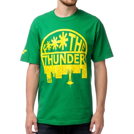 Cake Face F The Thunder Green Tee Shirt