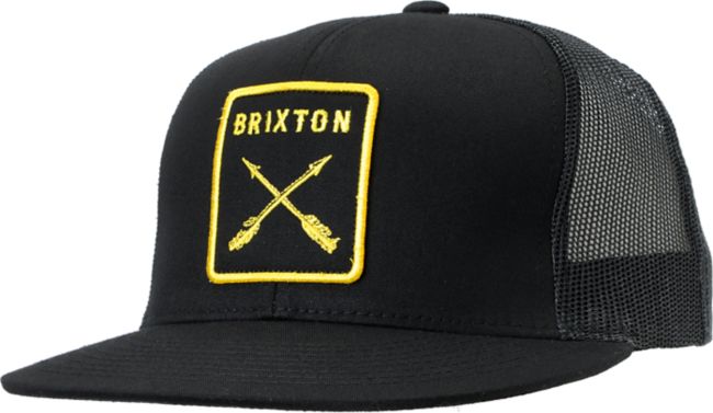 Brixton Wheeler III Black Trucker Hat