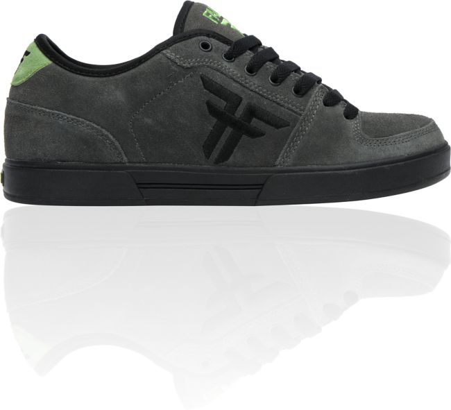 Fallen Shoes Patriot II Charcoal & Green Suede Skate Shoe