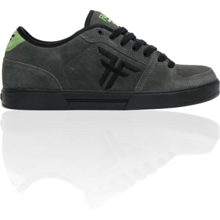 Fallen Shoes Patriot II Charcoal & Green Suede Skate Shoe