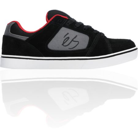 eS Slant Black & Red Skate Shoe