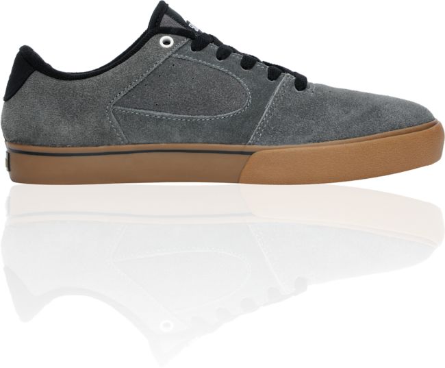 eS Square Two Fusion Mcdonald 5Boro NYC Grey & Gum Skate Shoe