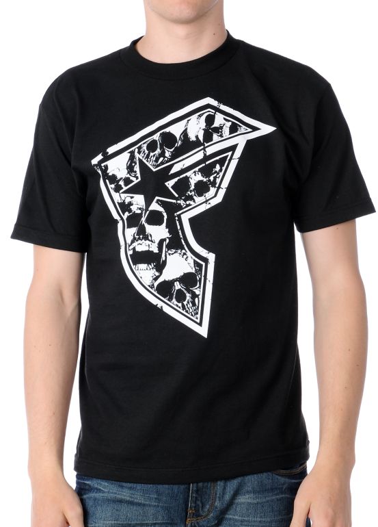 Famous Stars & Straps Skullz BOH Black Tee Shirt