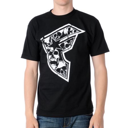 Famous Stars & Straps Skullz BOH Black Tee Shirt