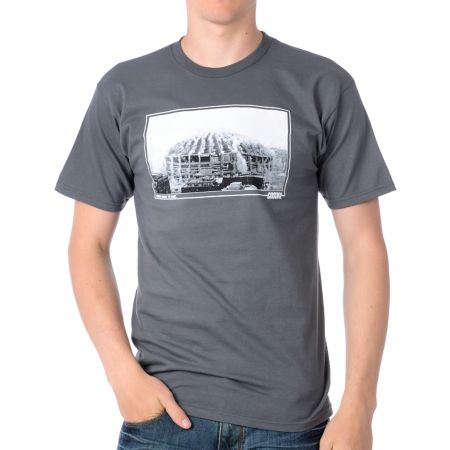 Casual Industrees Dome To Dust Grey Tee Shirt