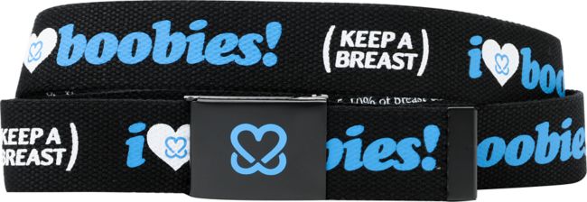 I Love Boobies Keep A Breast Black Belt