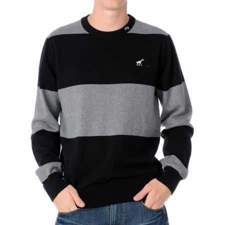LRG Core Collection Black Crew Neck Sweater