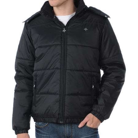 LRG CC Puffy Black Jacket