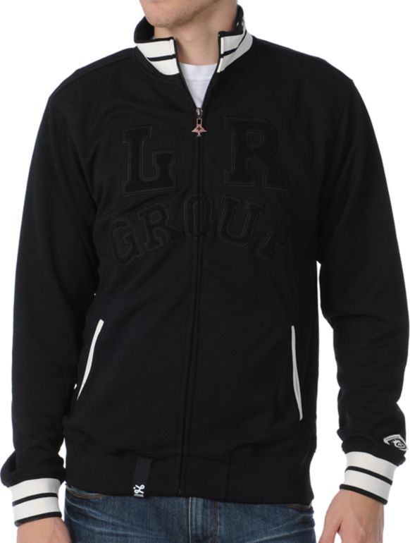 LRG L-R-Group Black Track Jacket