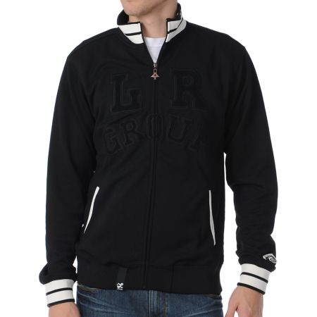 LRG L-R-Group Black Track Jacket