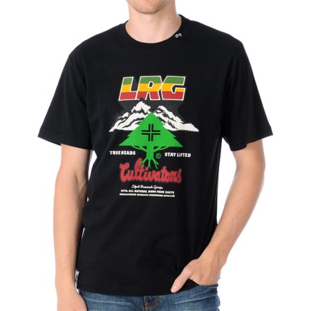 LRG Land For Nature Black Tee Shirt