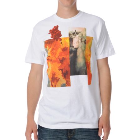 Obey Fly Away White Tee Shirt