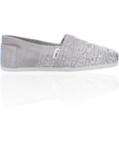 Toms Classics Grey Carpe Diem Womens Shoe