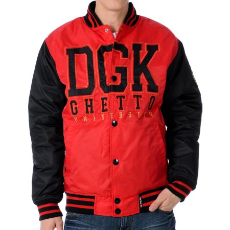 DGK Head Of The Class Red Varsity Jacket