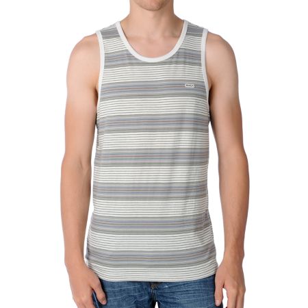 RVCA Burner Natural Stripe Knit Tank Top