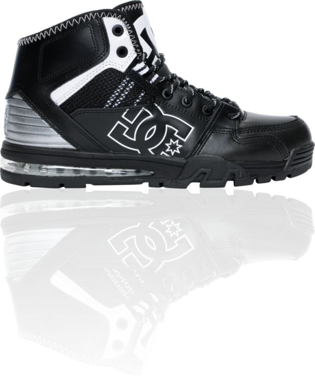 DC Versatile High Black & White WR Water Resistant Shoe