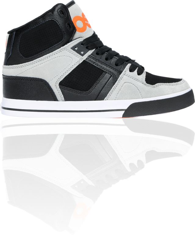 Osiris NYC 83 Vulc Grey, Black & Orange Shoe