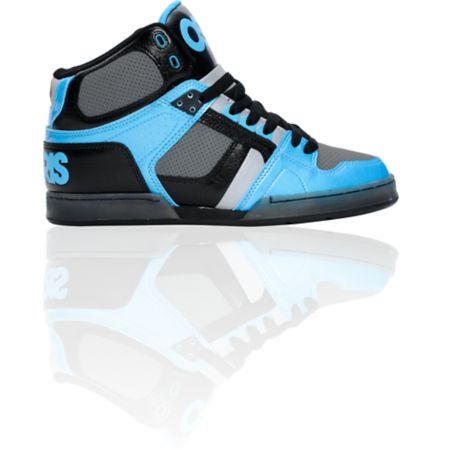 Osiris NYC 83 Black, Cyan & Charcoal Shoe