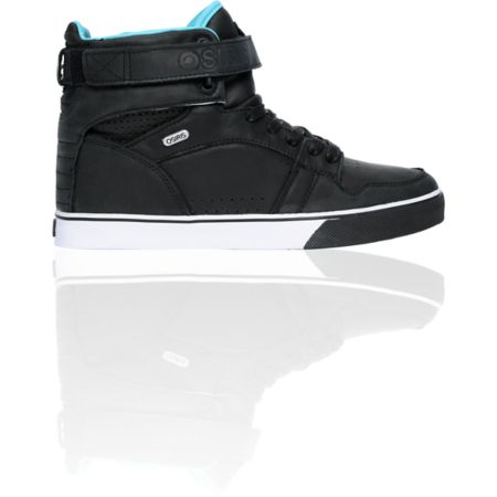 Osiris Rhyme Remix Black, Teal & White Shoe