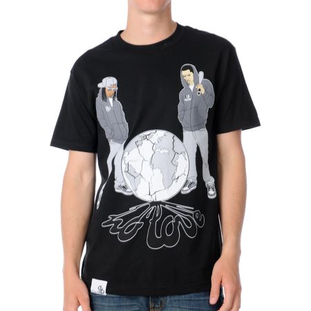 Counter Balance Drop The Love Black Tee Shirt