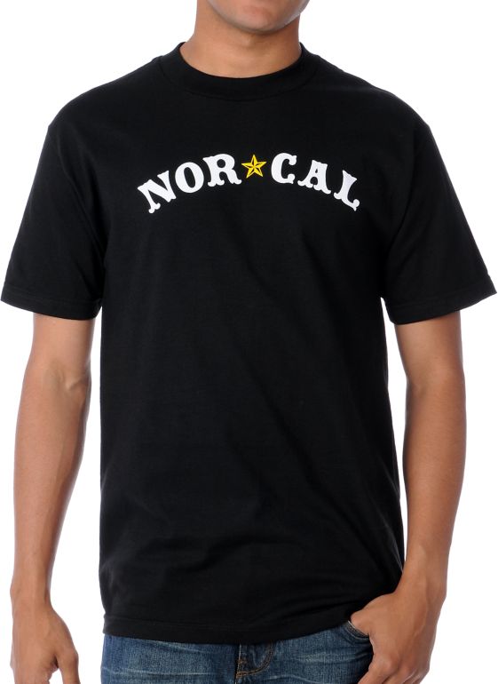 Nor Cal Nautical Black Tee Shirt