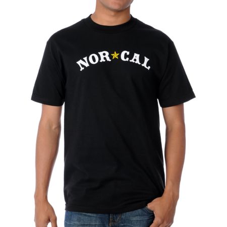 Nor Cal Guys Nautical Black Tee Shirt