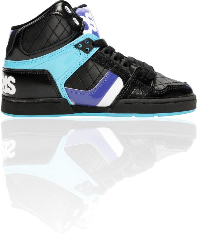 Osiris Girls NYC 83 Slim Black, Iris & Blue Shoe