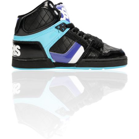 Osiris Girls NYC 83 Slim Black, Iris & Blue Shoe