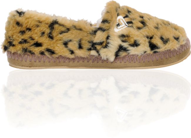 Roxy Snowbird Leopard Slippers