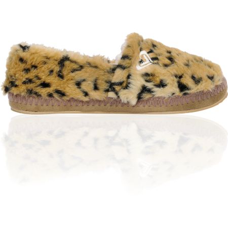 Roxy Snowbird Leopard Slippers
